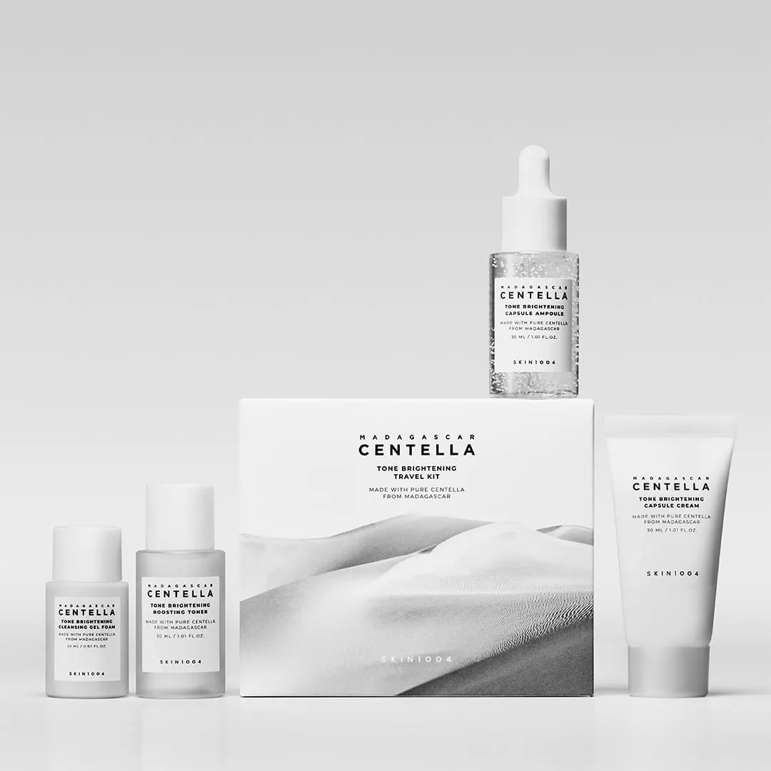 SKIN1004 Tone Brightening Travel Kit 4-teilig Mini-Set strahlend