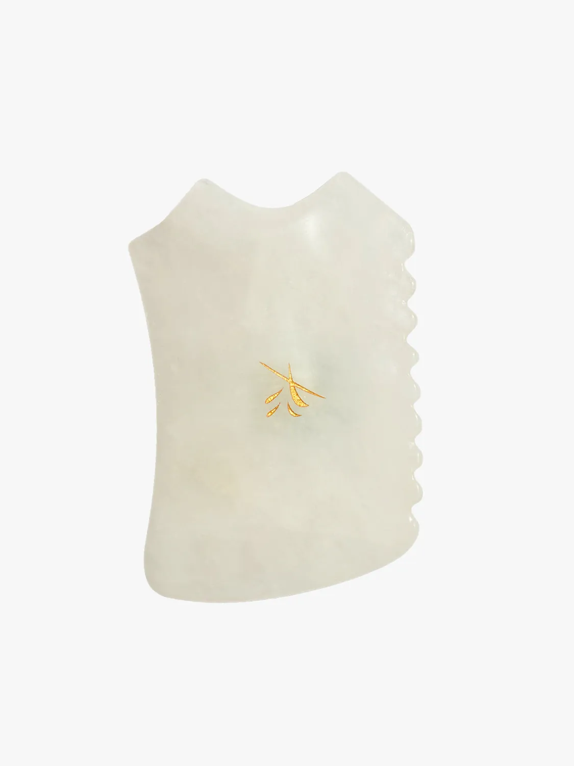 Yin Your Skin Pro HELMI Gua Sha Weiße Jade Gesicht