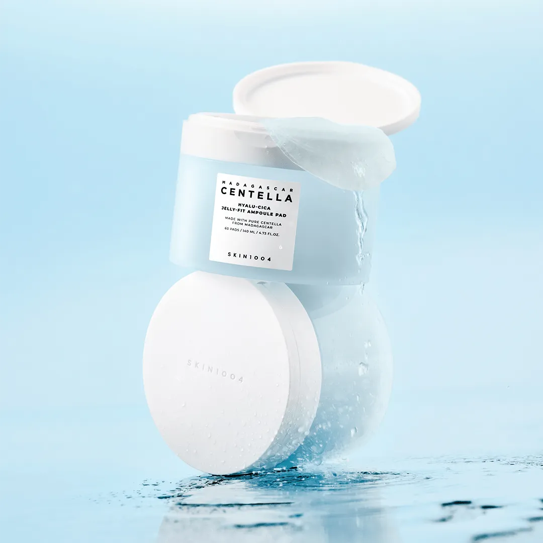 SKIN1004 Hyalu-Cica Jelly-Fit Ampoule Pad 60 Stück Glow