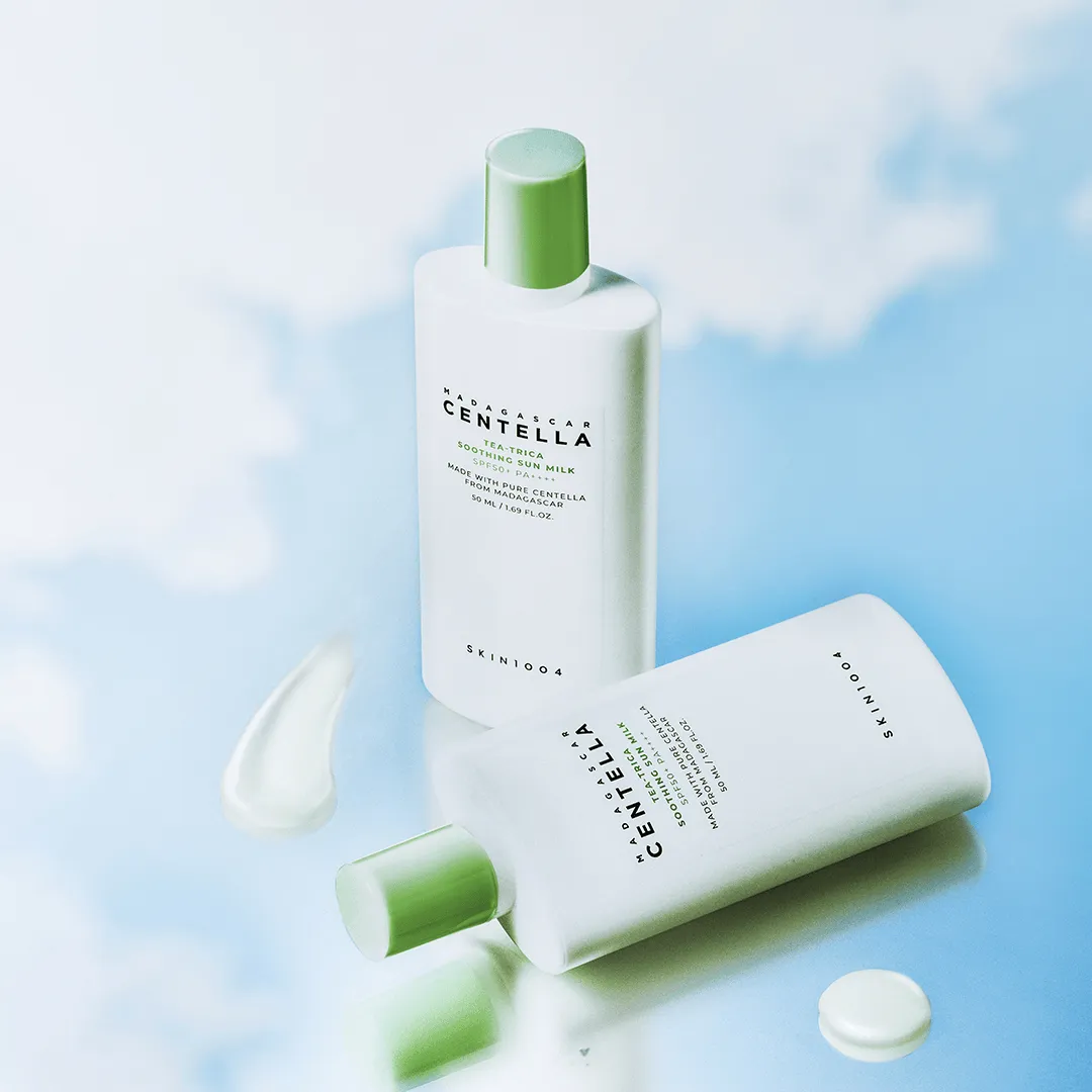 SKIN1004 Tea-Trica Soothing Sun Milk Sonnenmilch 50ml ölige Haut