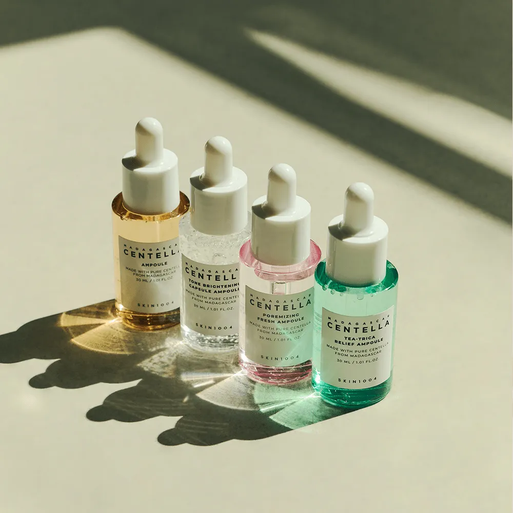 SKIN1004 Centella Ampoule Kit 4-teilig Mini-Ampullen-Set klärend
