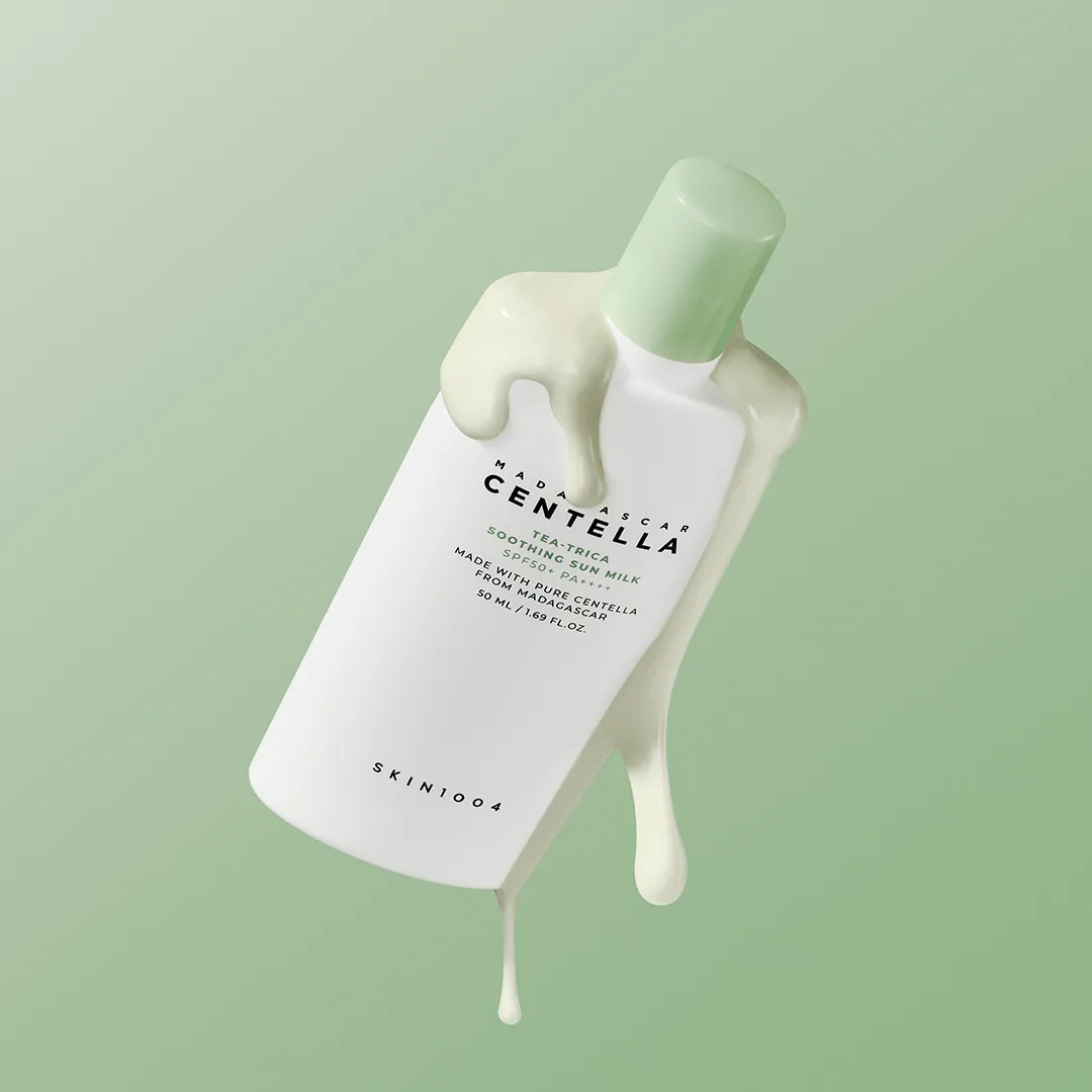 SKIN1004 Tea-Trica Soothing Sun Milk Sonnenmilch 50ml ölige Haut