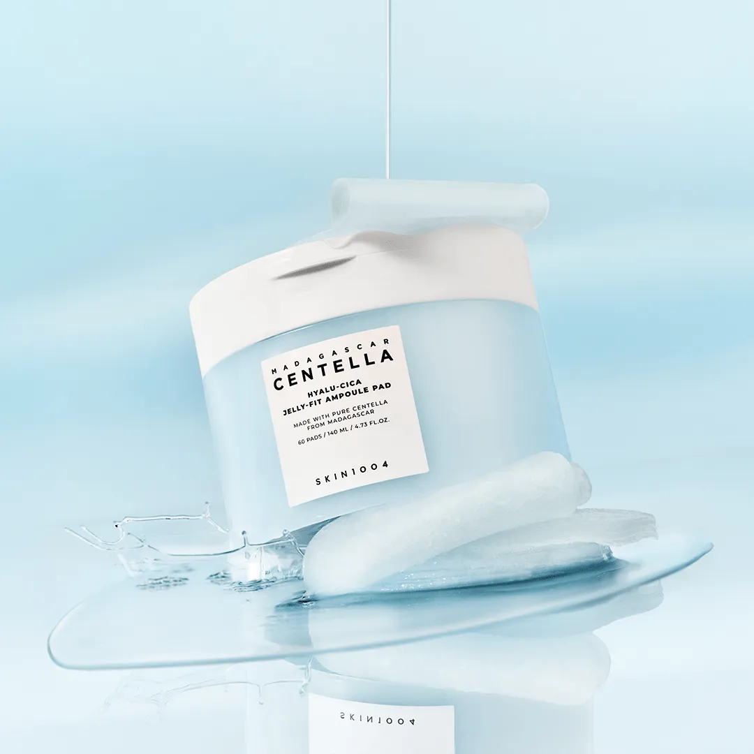 SKIN1004 Hyalu-Cica Jelly-Fit Ampoule Pad 60 Stück Glow