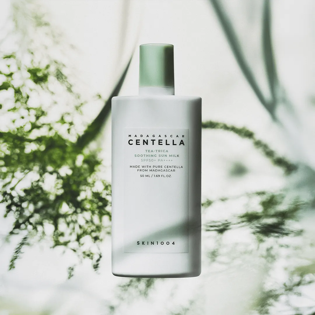 SKIN1004 Tea-Trica Soothing Sun Milk Sonnenmilch 50ml ölige Haut