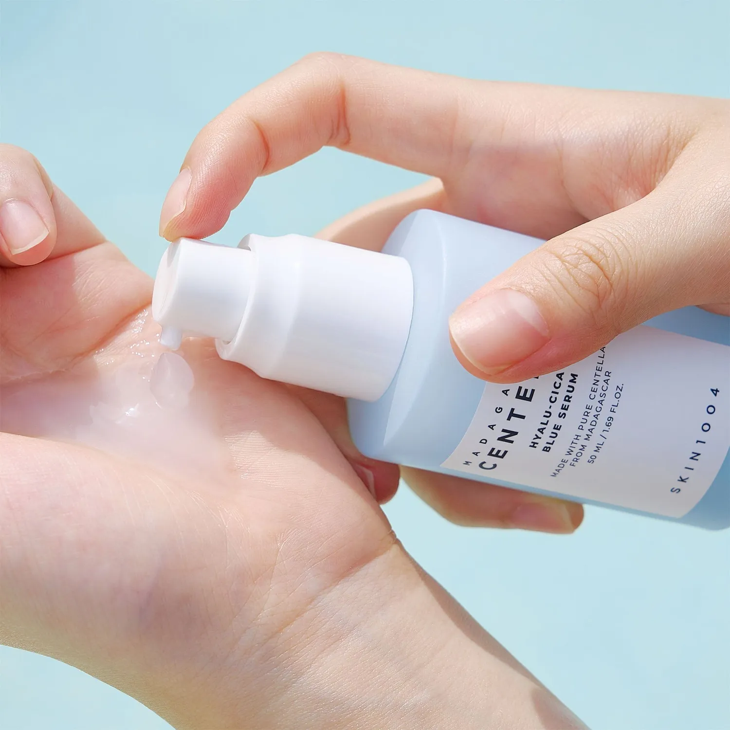SKIN1004 Hyalu-Cica Blue Serum Gesichtsserum 50 ml feucht