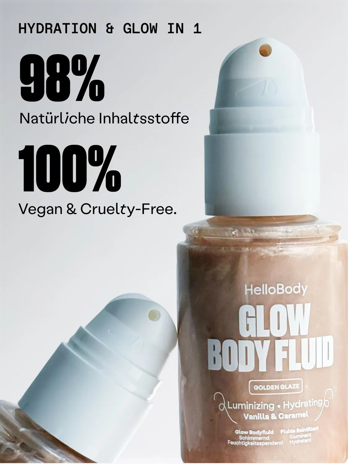 Hellobody Glow Body Fluid Körperpflege Schimmer