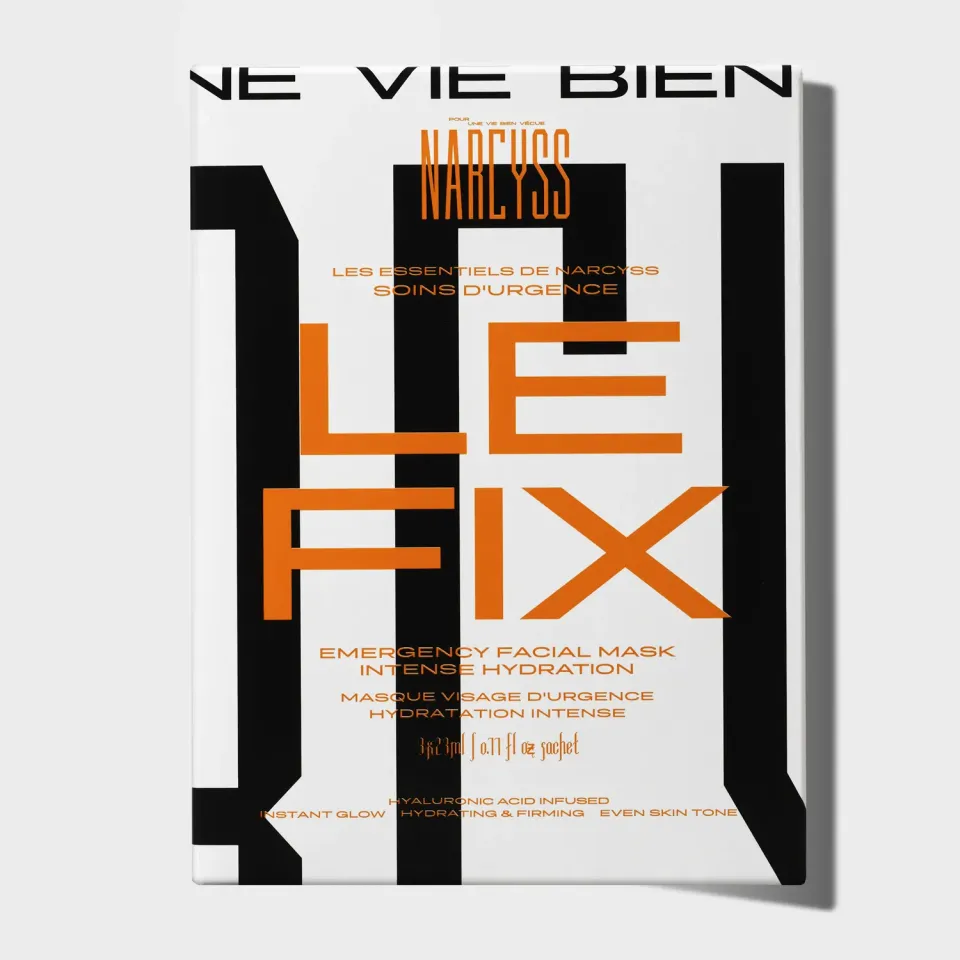 Narcyss Le Fix Tuchmaske 3er Pack Hyaluron Bambus