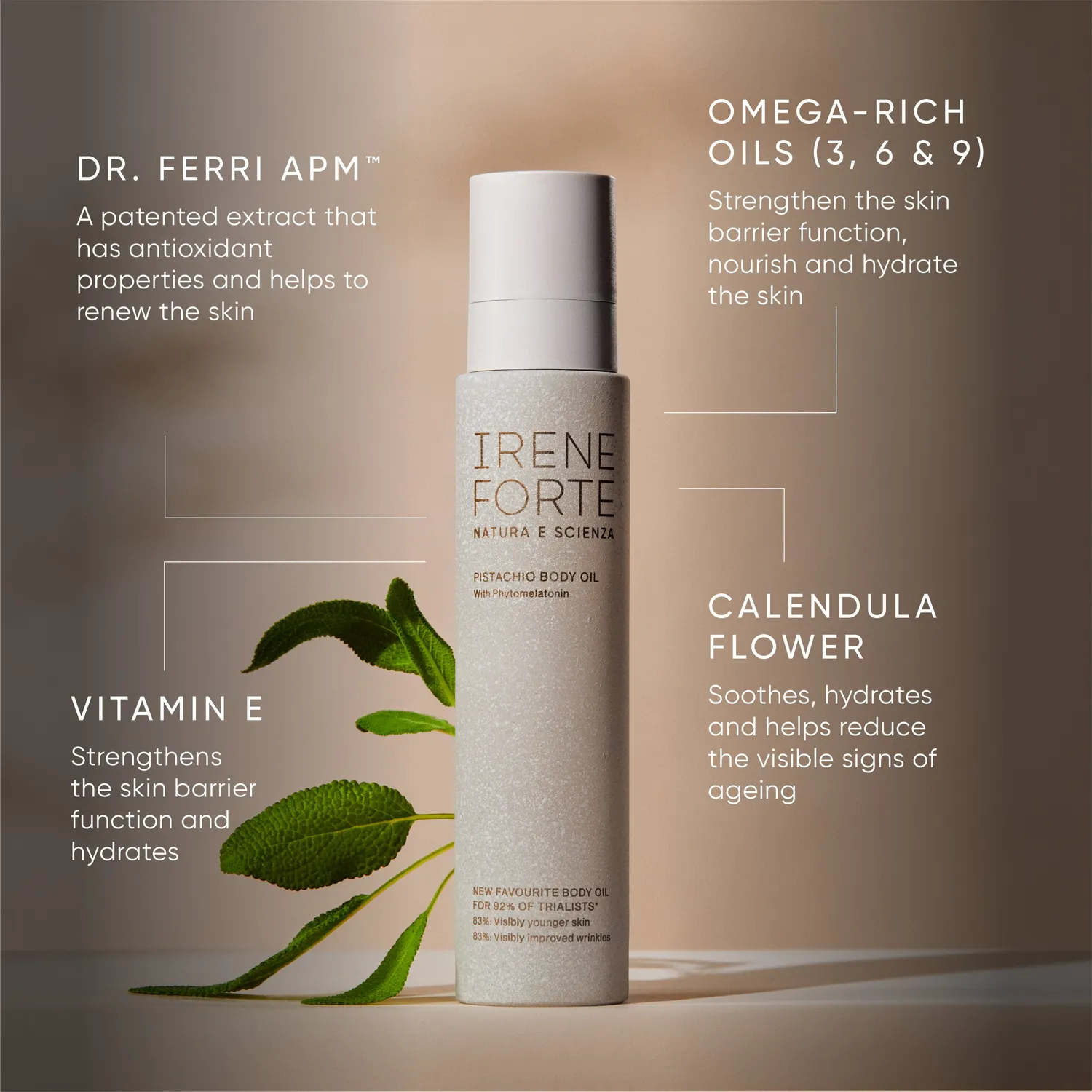 Irene Forte Pistachio Körperöl 100ml straffend