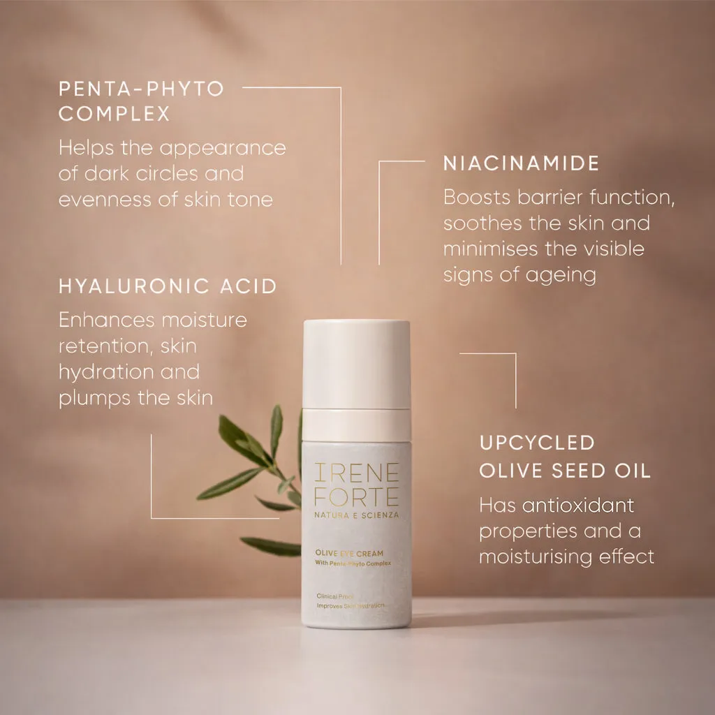Irene Forte Olive Hydrating Eye Cream Augencreme 15 ml