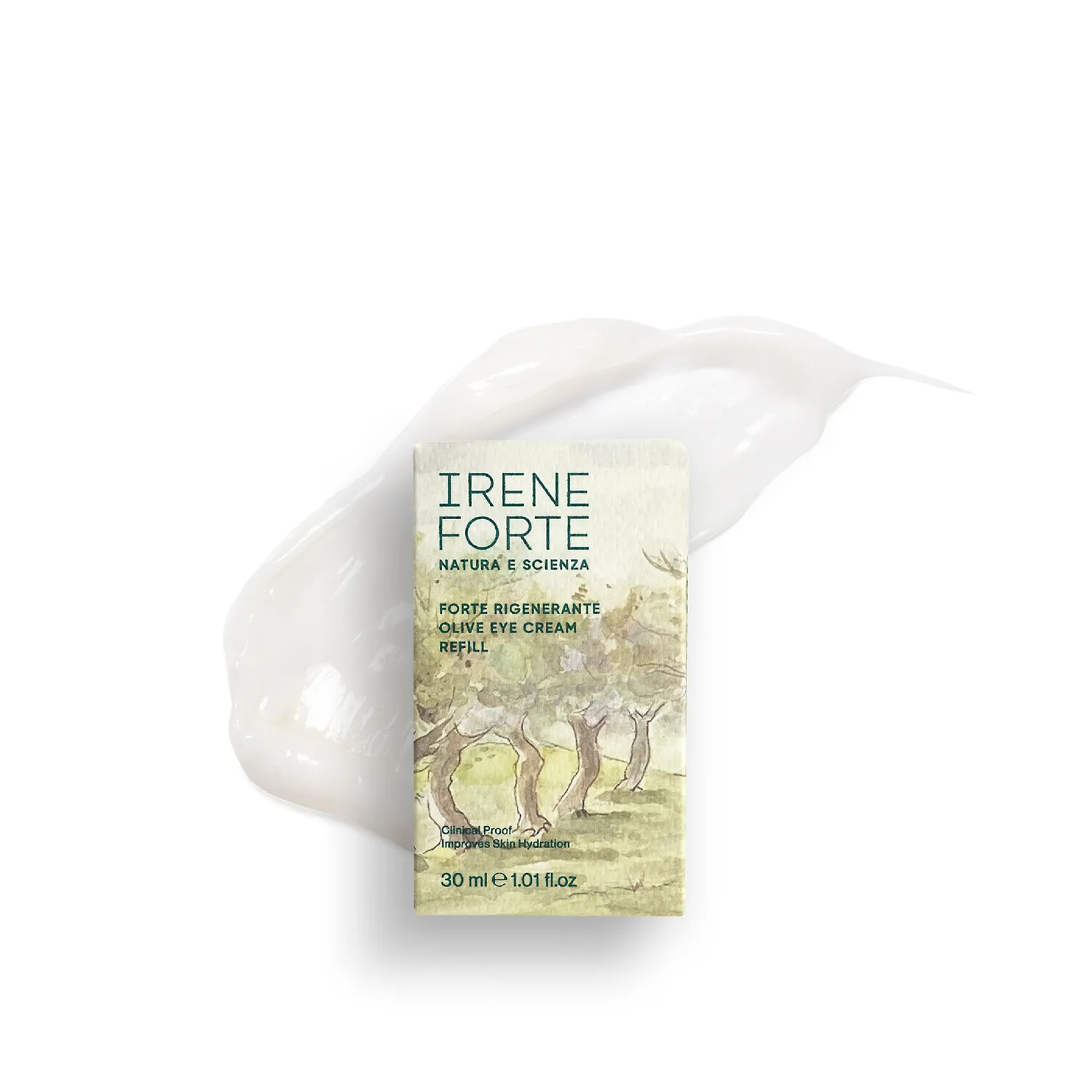 Irene Forte Olive Hydrating Eye Cream Nachfüllung 15 ml
