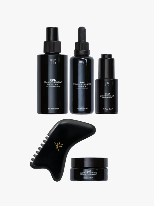 Yin Your Skin Sublime Glow Pflegeset 5-teilig Gua Sha