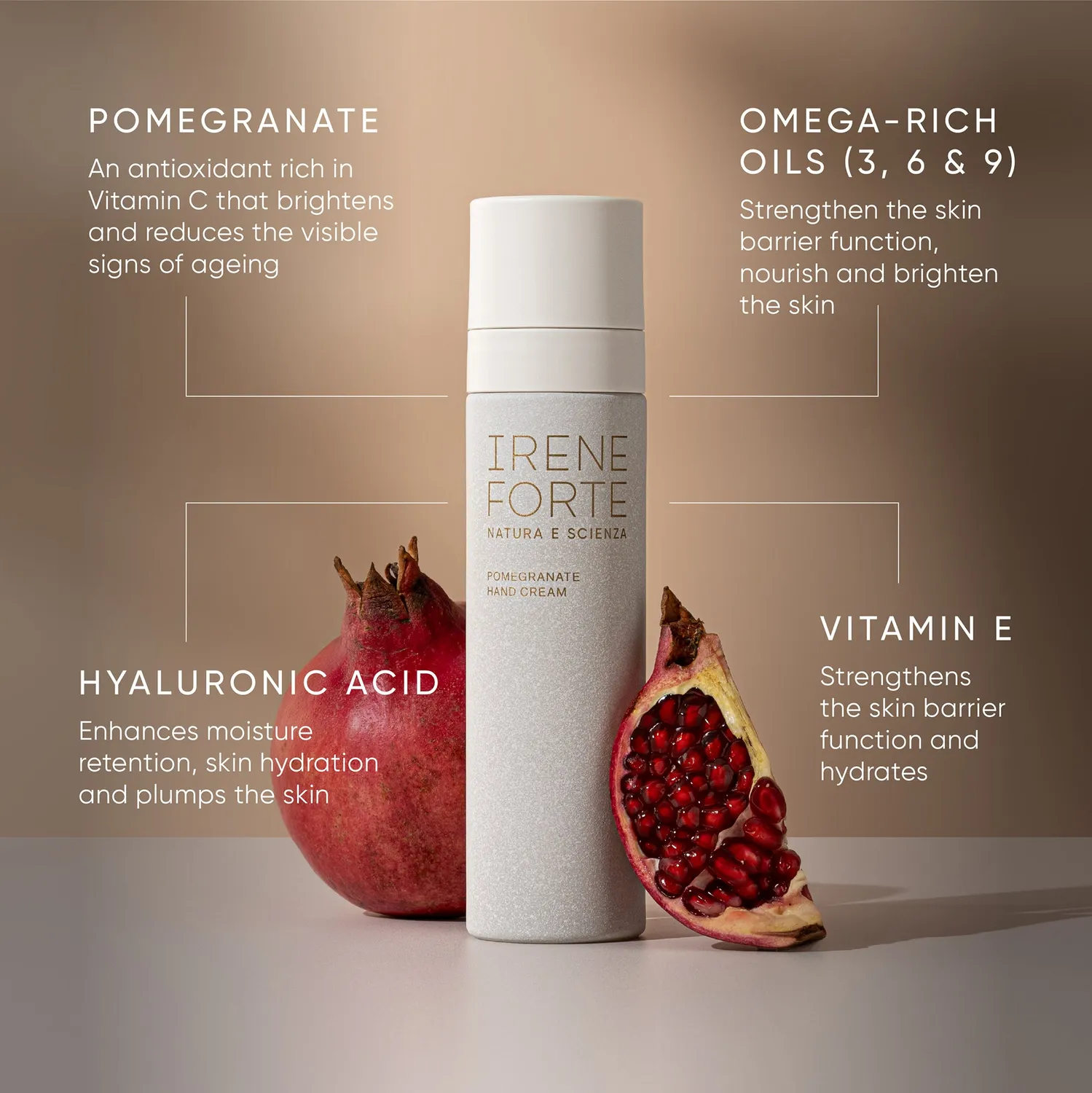 Irene Forte Pomegranate Handcreme Refill 50ml Schutz