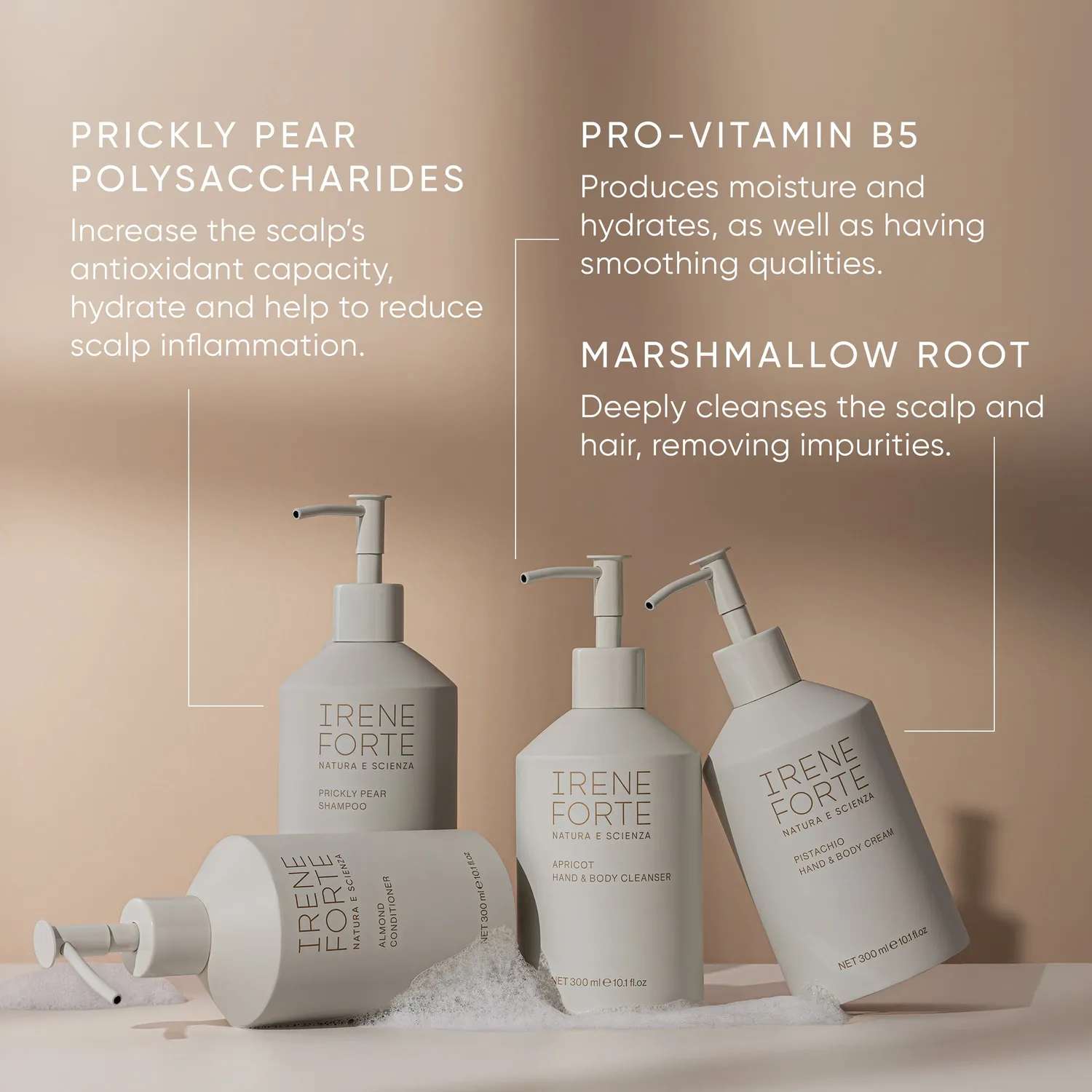 Irene Forte Prickly Pear Shampoo 300 ml