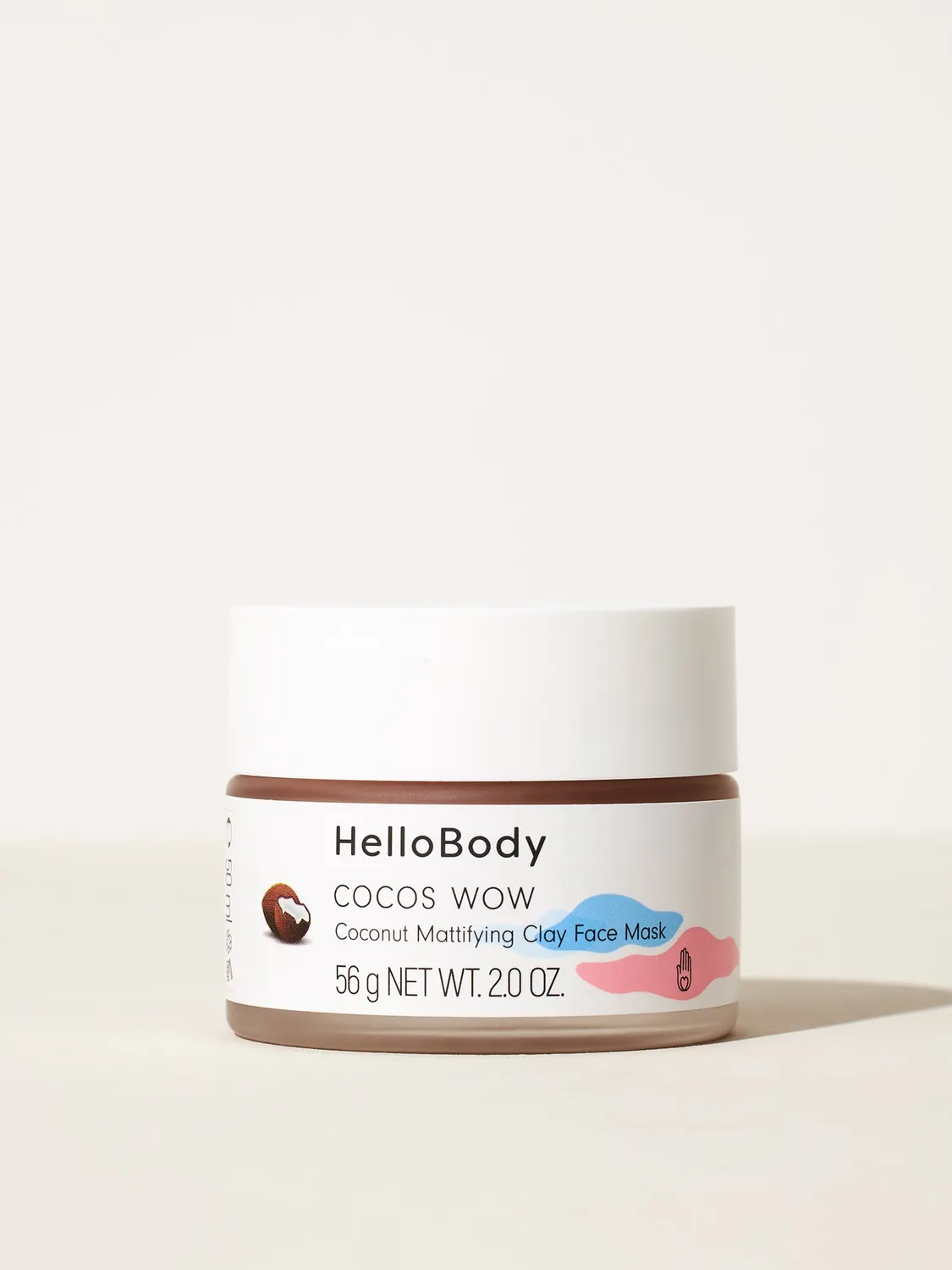 Hellobody Cocos Wow Gesichtsmaske 50 ml mattierend