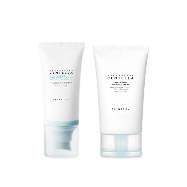 SKIN1004 Hyalu-Cica Daily Duo Creme + Sonnenserum feucht