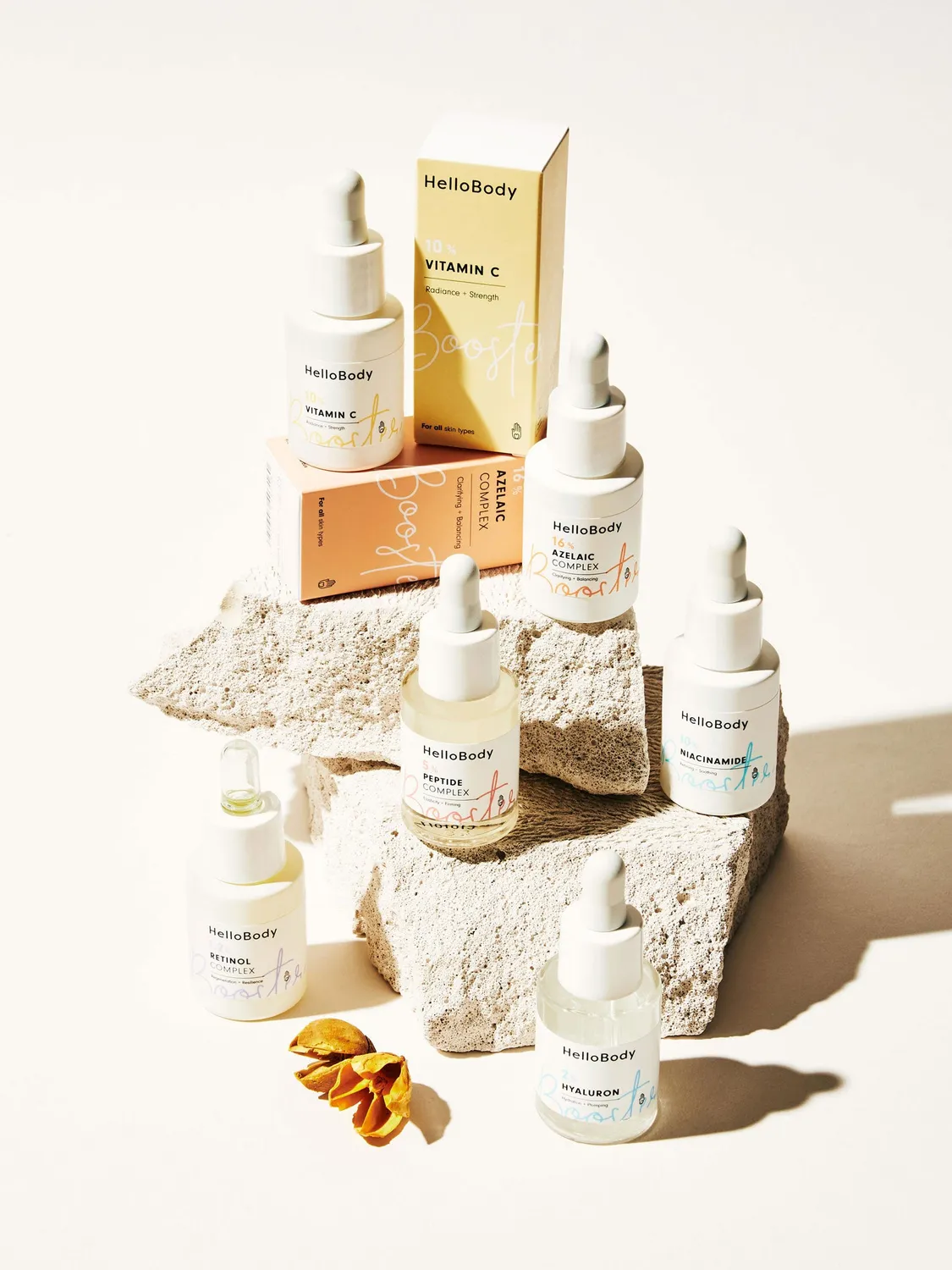 Hellobody 2% Hyaluron Booster 15 ml für trockene Haut
