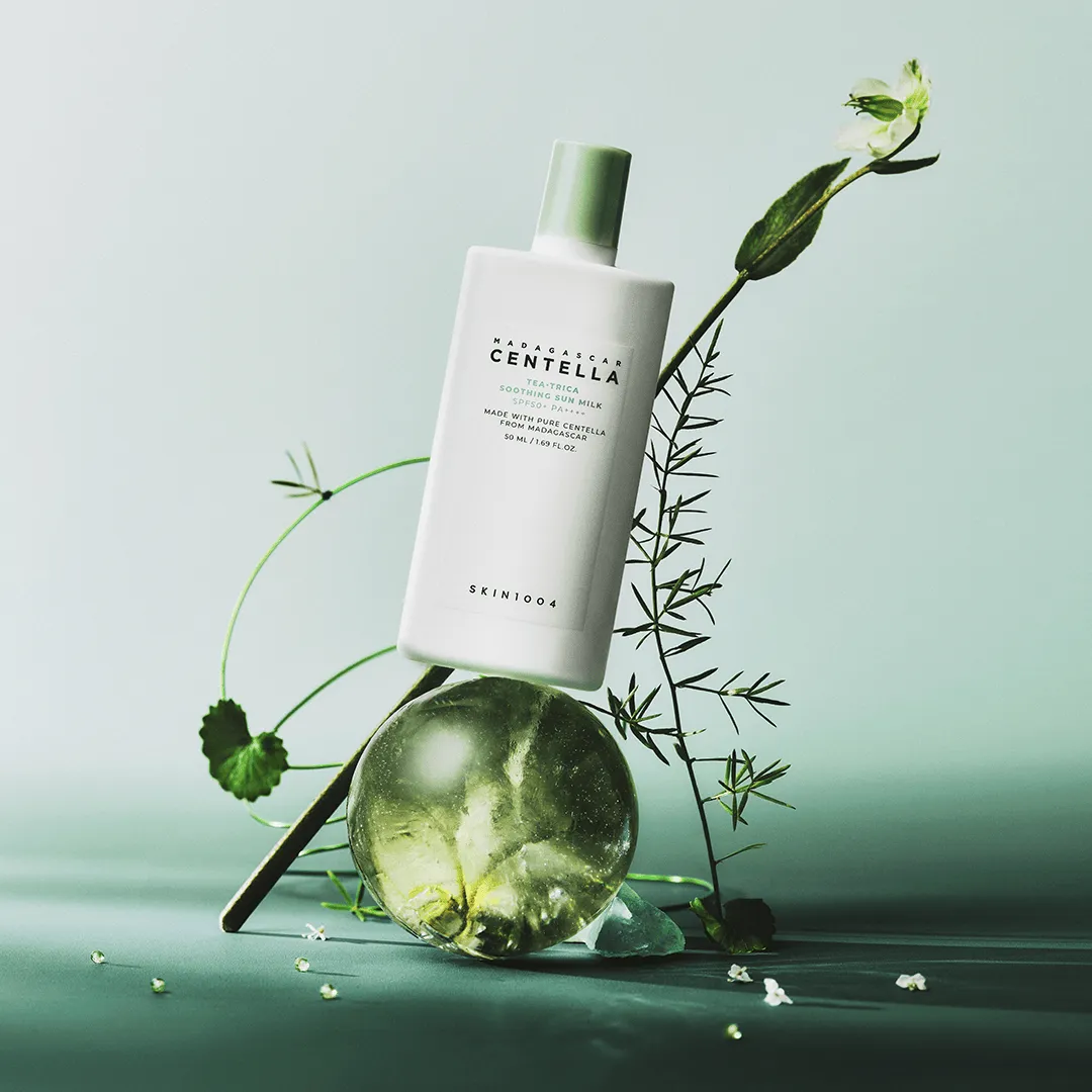 SKIN1004 Tea-Trica Soothing Sun Milk Sonnenmilch 50ml ölige Haut