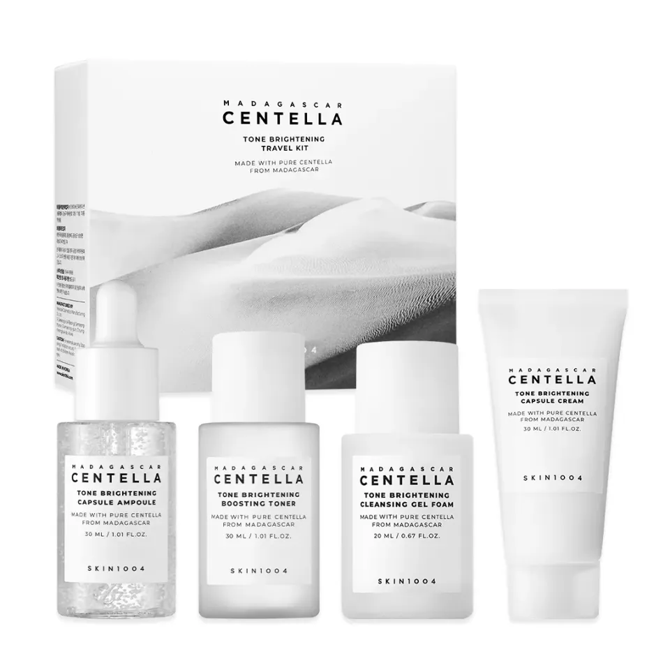 SKIN1004 Tone Brightening Travel Kit 4-teilig Mini-Set strahlend