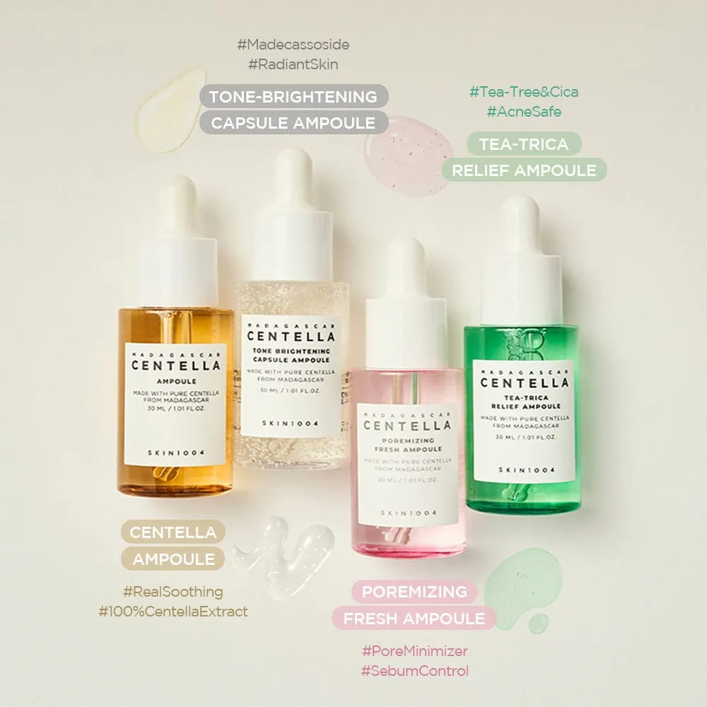 SKIN1004 Centella Ampoule Kit 4-teilig Mini-Ampullen-Set klärend