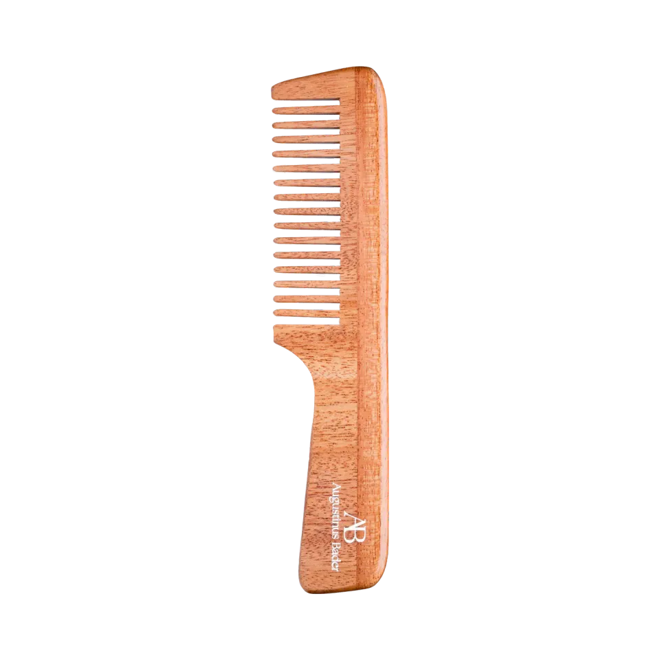 Augustinus Bader The Neem Comb Holzkamm mit Griff Neemholz