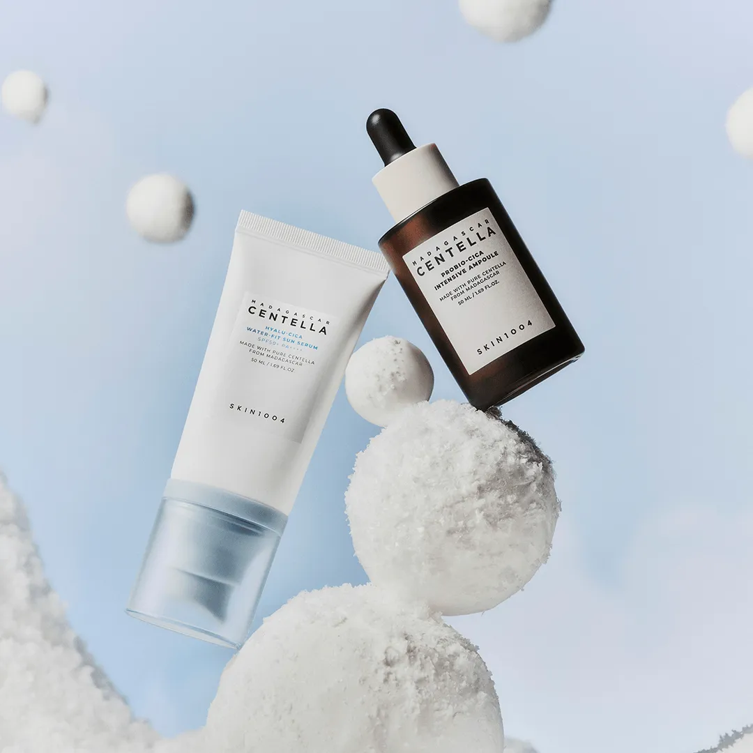 SKIN1004 Glow 1004 Duo Set 2x50ml Ampoule + Sonnenserum