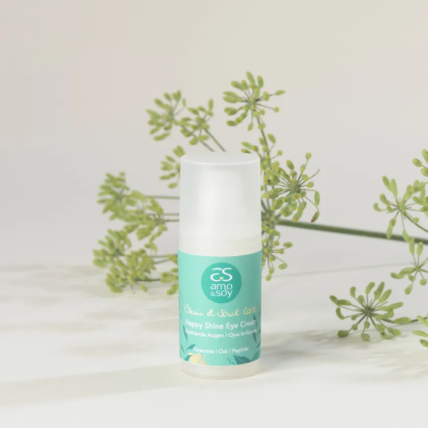 amo como soy Happy Shine Augencreme gegen Falten